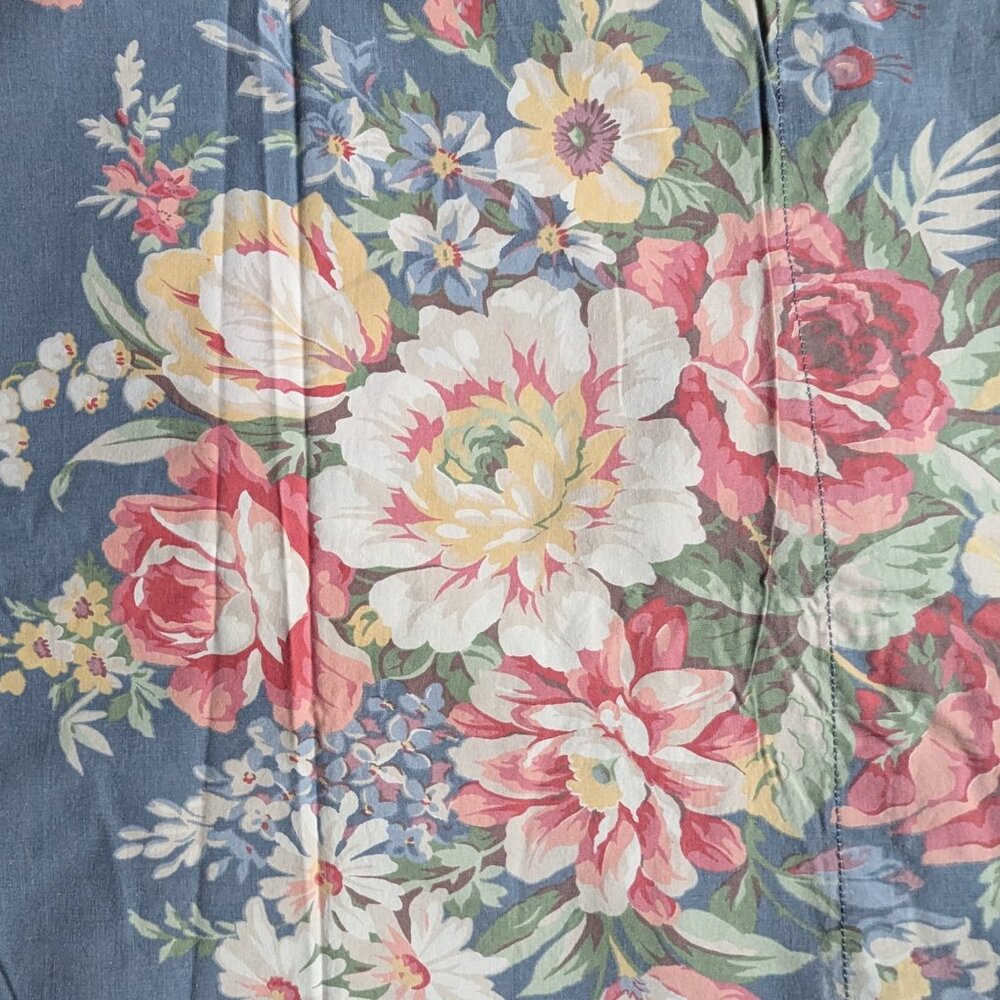 Vintage Ralph Lauren Kimberly cotton twin fitted sheet.